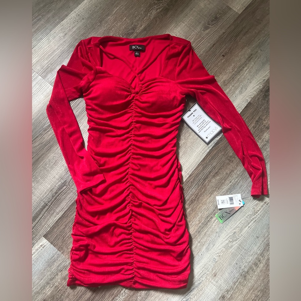 BCX red dress